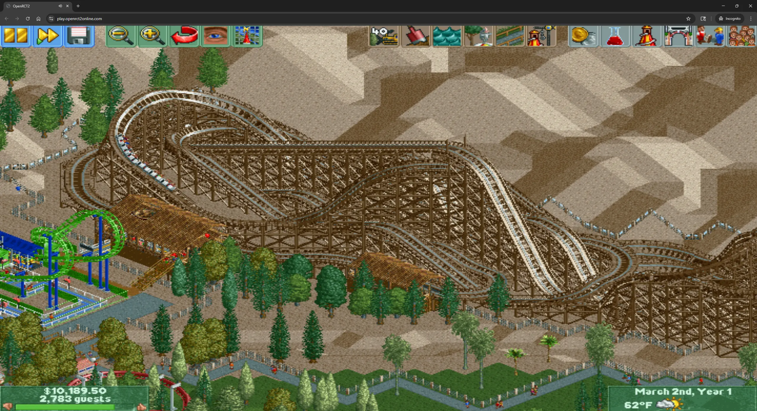 OpenRCT2 Online artwork